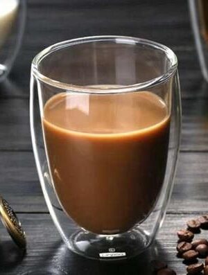 Vaso De Vidrio Doble Pared 250Ml