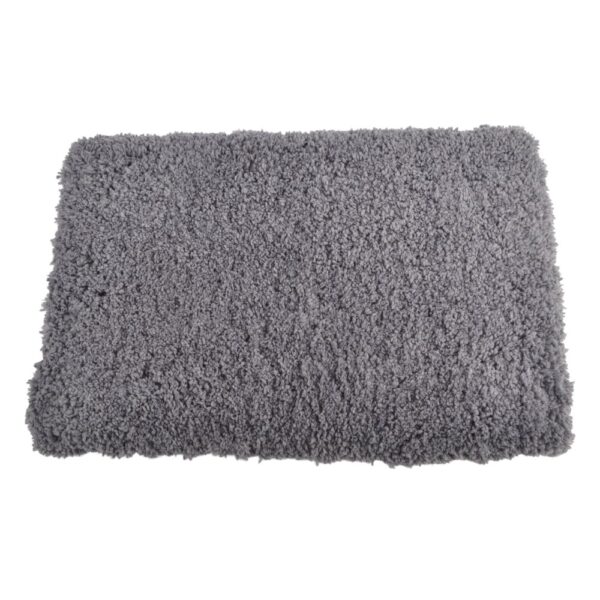 Alfombra de baño pelo corderito 40x60cm, base de goma. G/NT - Imagen 2