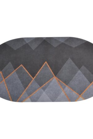 Alfombra de baño ovalada 40 x 60 cm