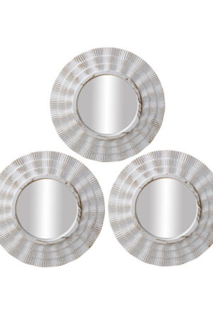 Set de espejos Colgantes x3 blancos