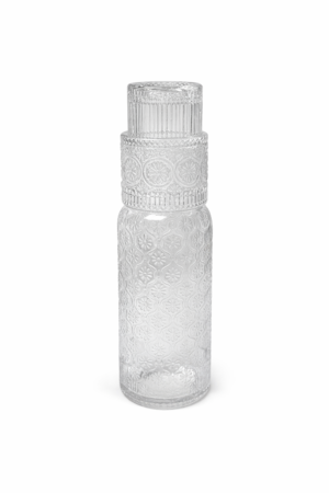 SET BOTELLA + VASO DE VIDRIO