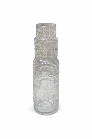 SET BOTELLA + VASO DE VIDRIO