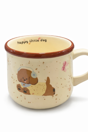 TAZA CERAMICA HAPPY LITTLE DOG