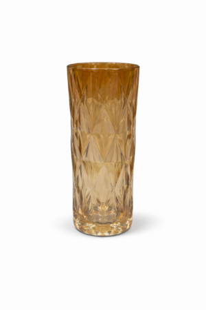 FLORERO REDONDO C/TRIANGULOS DORADO