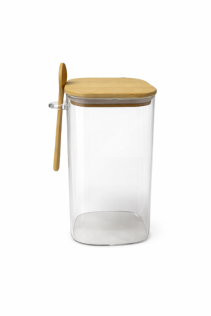 FRASCO DE VIDRIO C/ CUCHARA