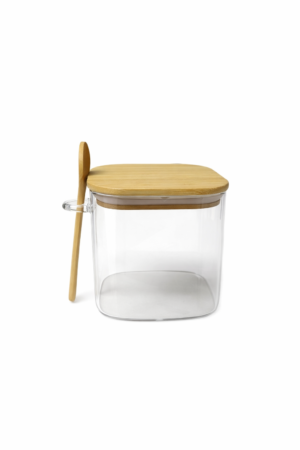 FRASCO DE VIDRIO C/ CUCHARA