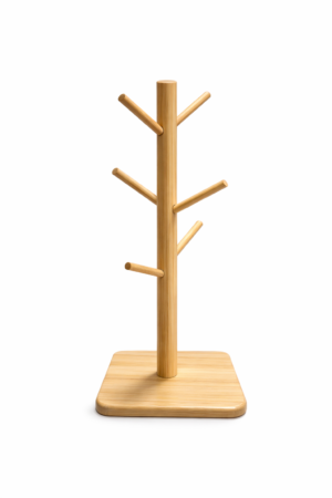 PORTA TAZAS DE BAMBU