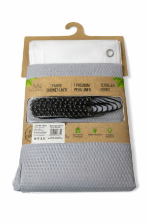 CORTINA DE BAÑO C/ GANCHOS