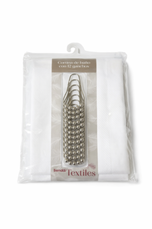 CORTINA DE BAÑO C/ GANCHOS