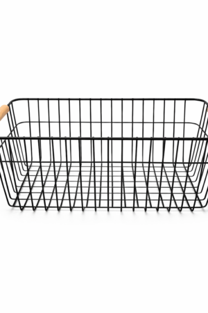 CANASTO ALAMBRE NEGRO