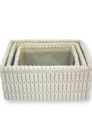 SET CANASTOS X3 NATURAL