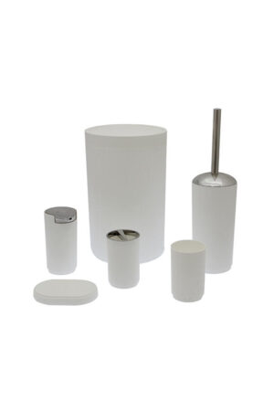 SET DE BAÑO BLANCO X6