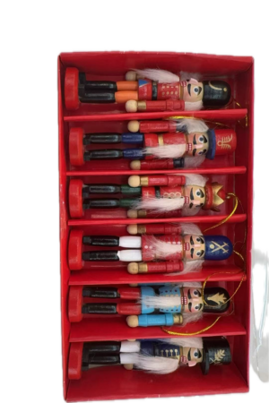 Cascanueces Set x6 12CM(colgante)