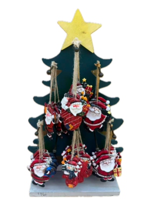Estante de exhibición colgante de Árbol Colgantes de resina con Set x72