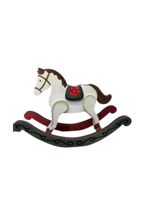 Adornos de madera caballo