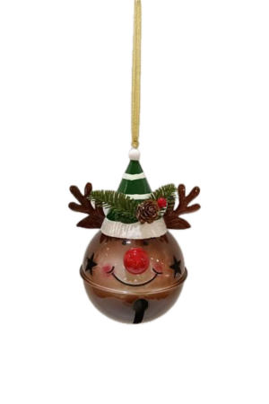 Adorno de vela de campana de hierro