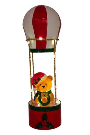 Adorno Led Globo Aerostatico de oso