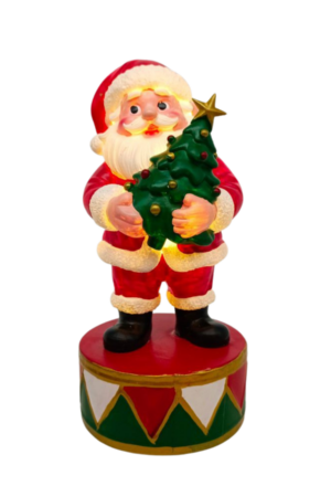 Adorno LED de Papá Noel de pie
