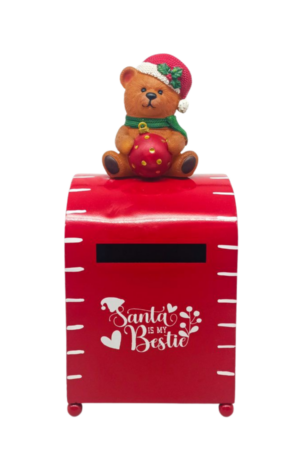 Adornos de buzón de oso de hierro
 Hierro