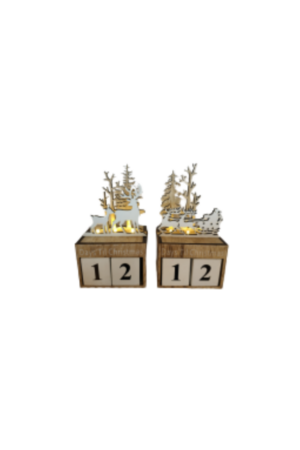 CALENDARIO DE MADERA