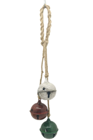 Iron 3 retro 8 cm campana colgante cuerda colgante