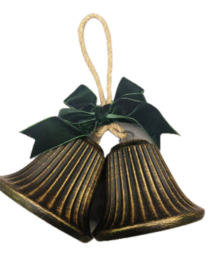 Campana de terciopelo de mariposa con doble cuerno 9CM
16*9*20