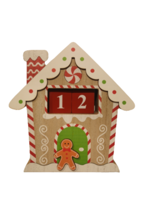 Adornos de madera para el calendario