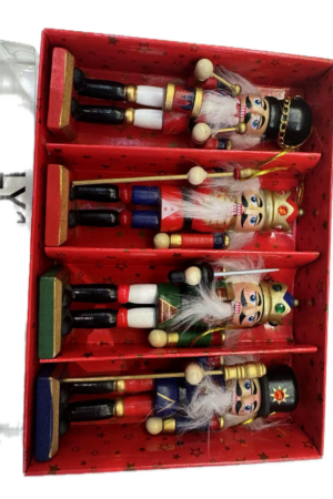 Cascanueces Set x4 13CM(colgante)