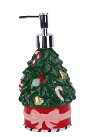Árbol de Navidad Dispensador de cerámica para baño
