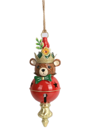 Colgante de campana de oso