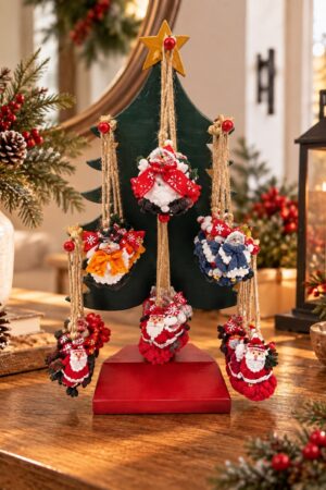 Estante de exhibición colgante de Árbol Colgantes de resina con Set x72